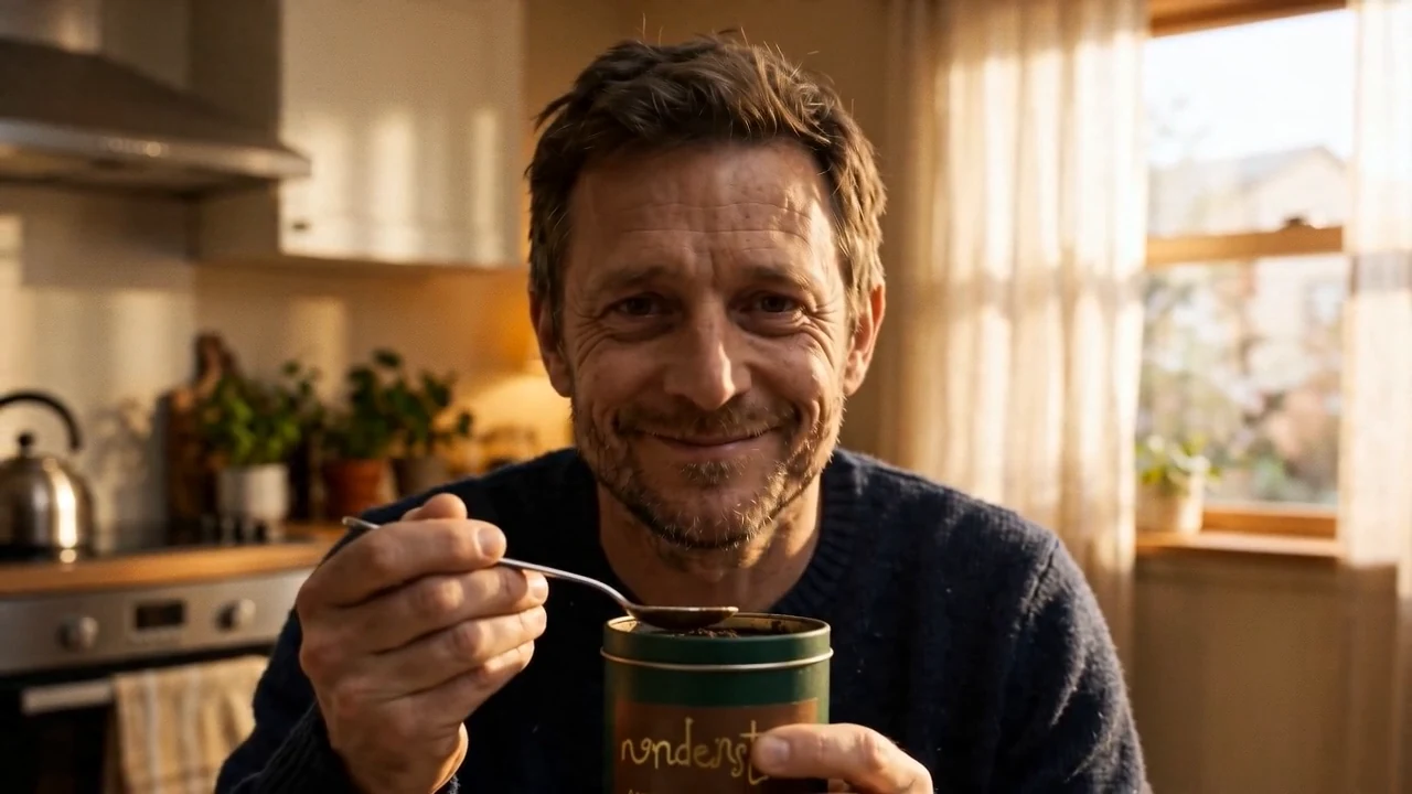 Still from the AI advert created using Runway